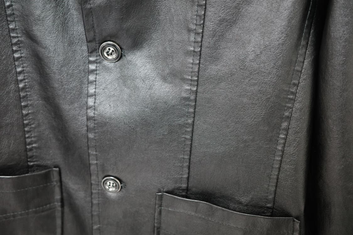 가죽(리얼레더) 테일러드 블레이저 자켓 XL 상품이미지4