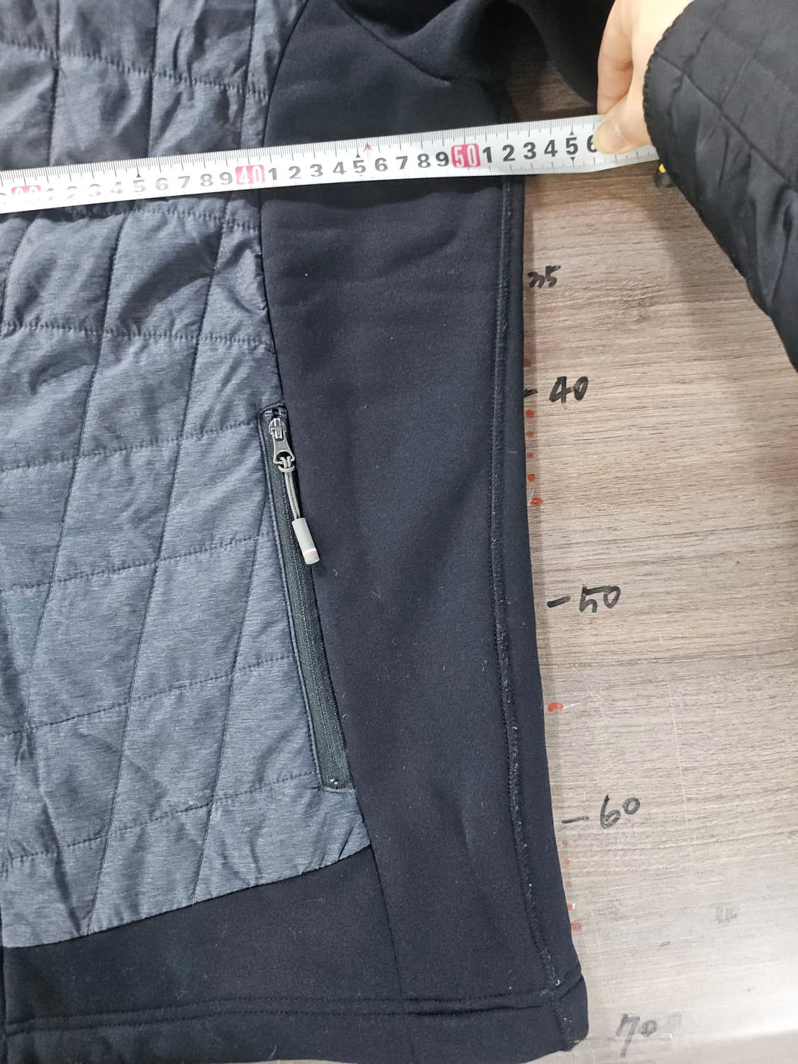 아이더 퀼팅 패딩 자켓 그레이  95 상품이미지5