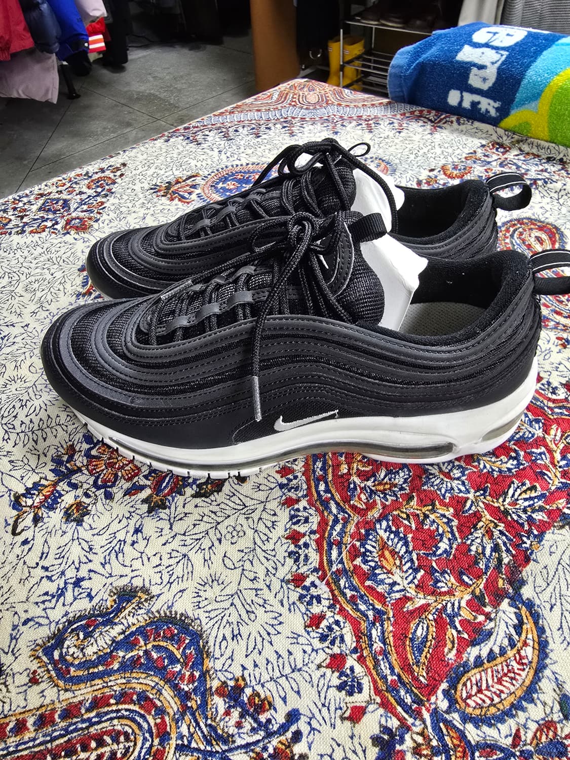 나이키 에어맥스 97 블랙 (1623) 상품이미지3