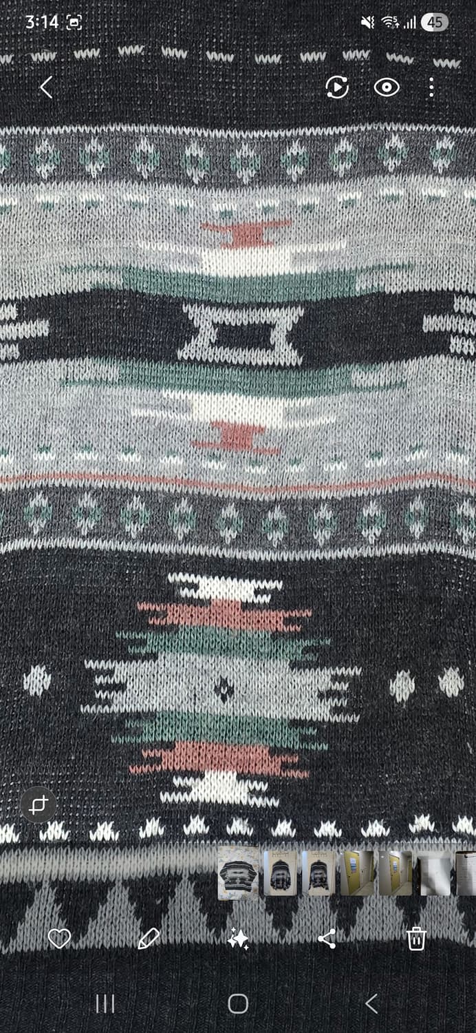 Meredith 패턴 스웨터 빈티지 2XL 상품이미지6