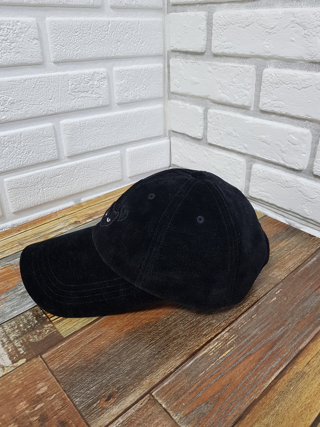 [24ss/정품] 지제로 러브펜서 벨벳 볼캡 블랙 상품이미지4