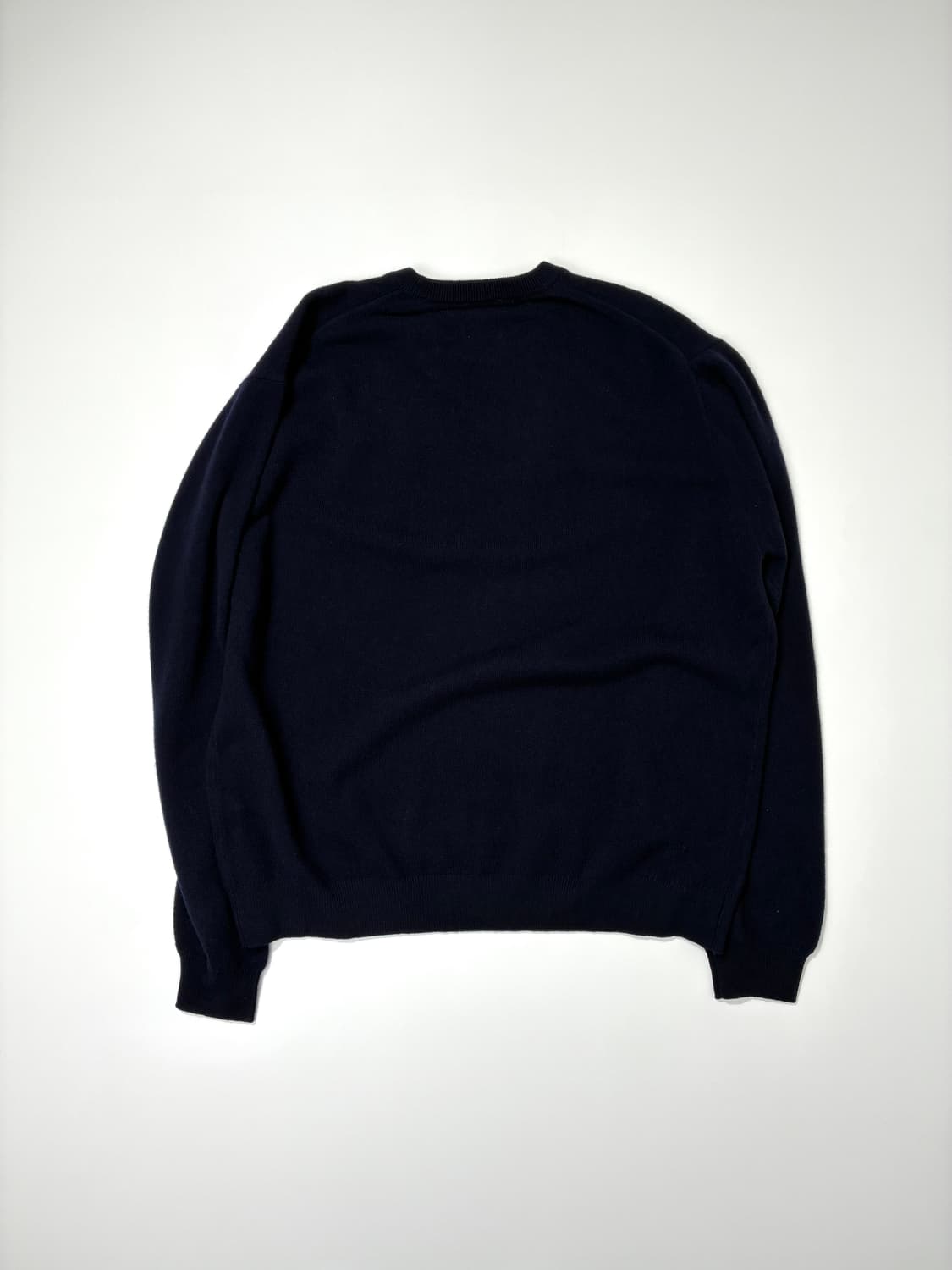 DANTON 단톤 램스울 라운드넥 크루넥 니트 다크 네이비 44사이즈 상품이미지4