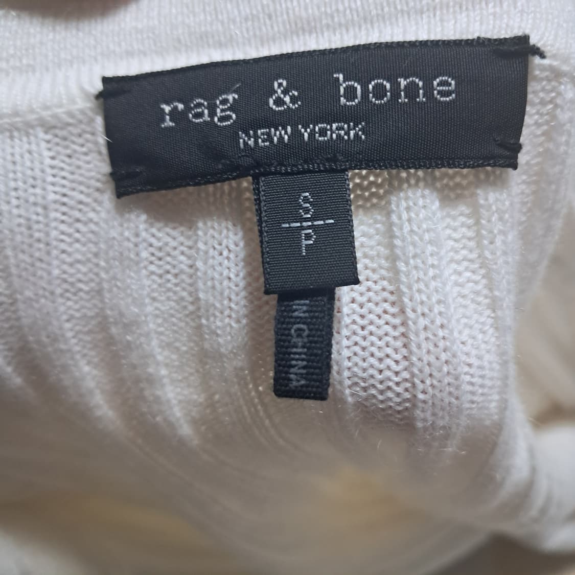 랙앤본 골지 캐시미어+면 가디건 S(21년제품) 상품이미지5