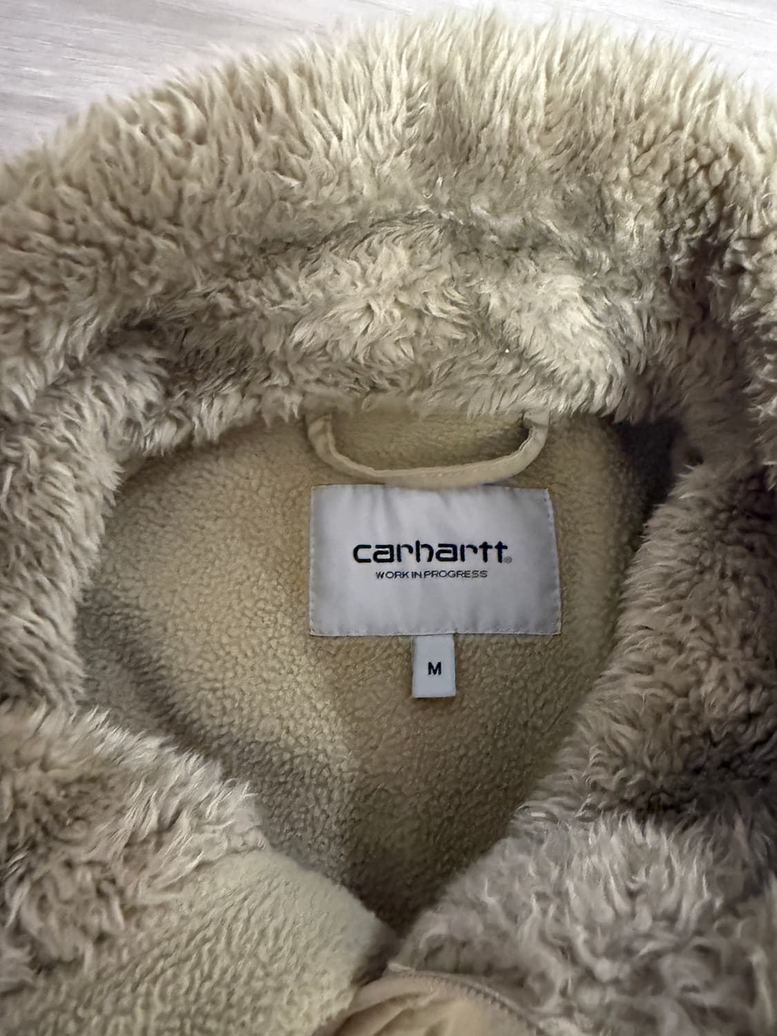 칼하트 쉐르파 플리스 자켓 베이지 상품이미지3