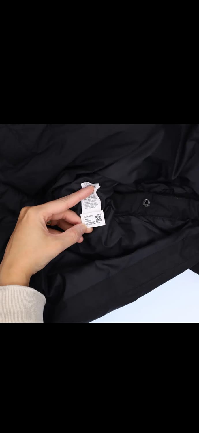 노스페이스 블랙 봄버 패딩점퍼 자켓 1212H1 상품이미지5