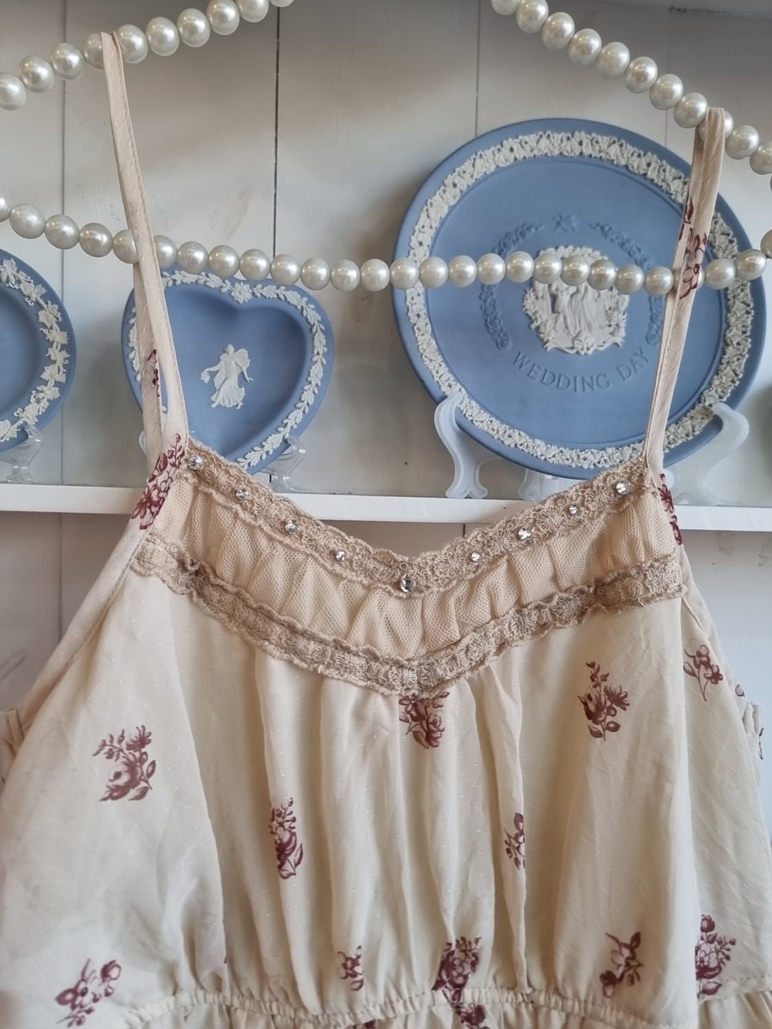 axes femme(악시즈팜므) 에펠탑 플라워 자수 원피스 상품이미지2