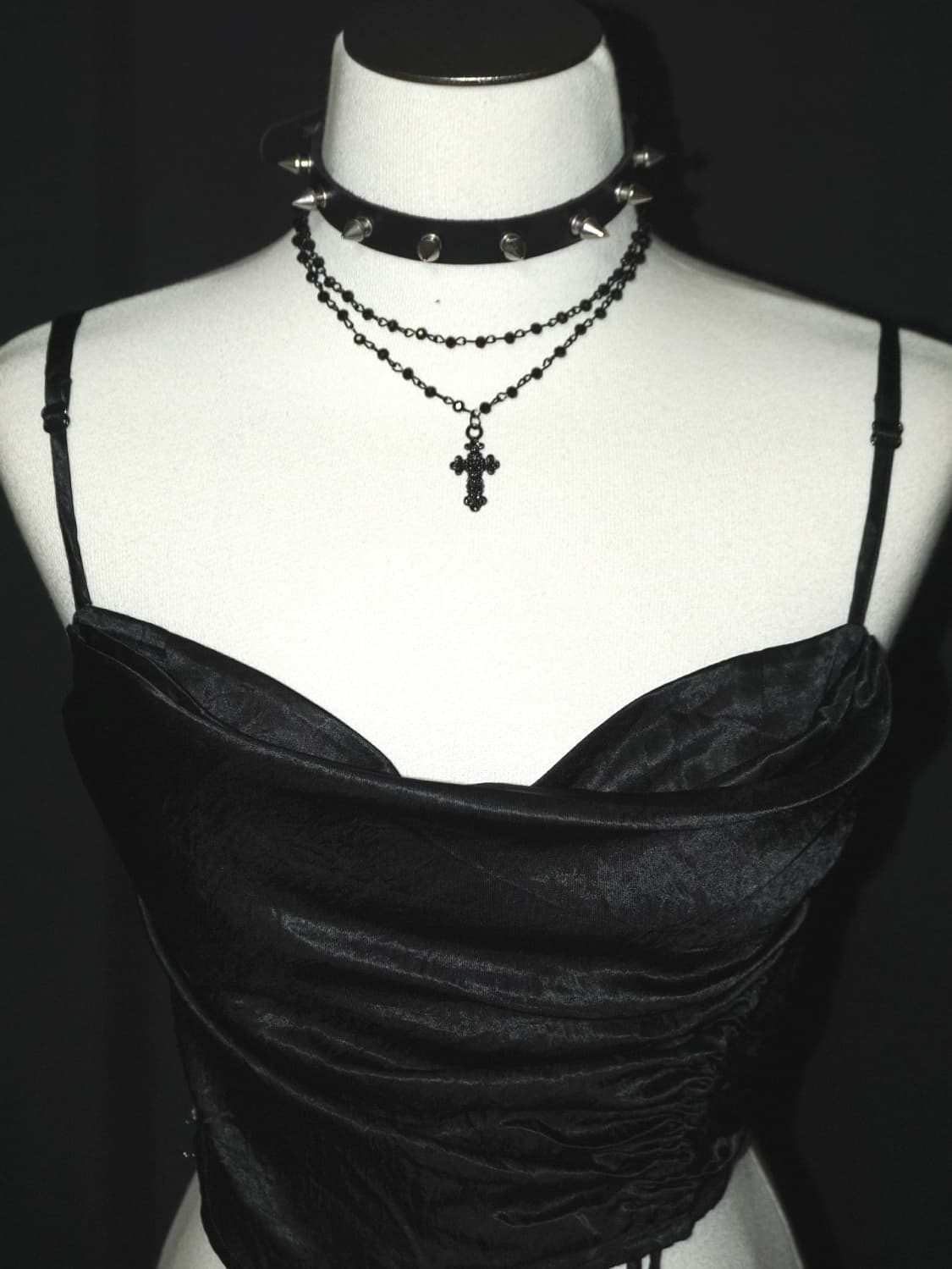 side shirring gothic top  상품이미지5