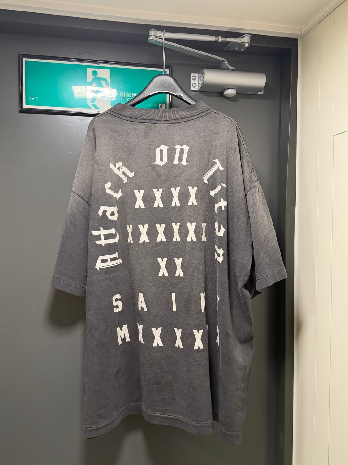 세인트미카엘 26ss 진격의거인 반팔 XXL 상품이미지2