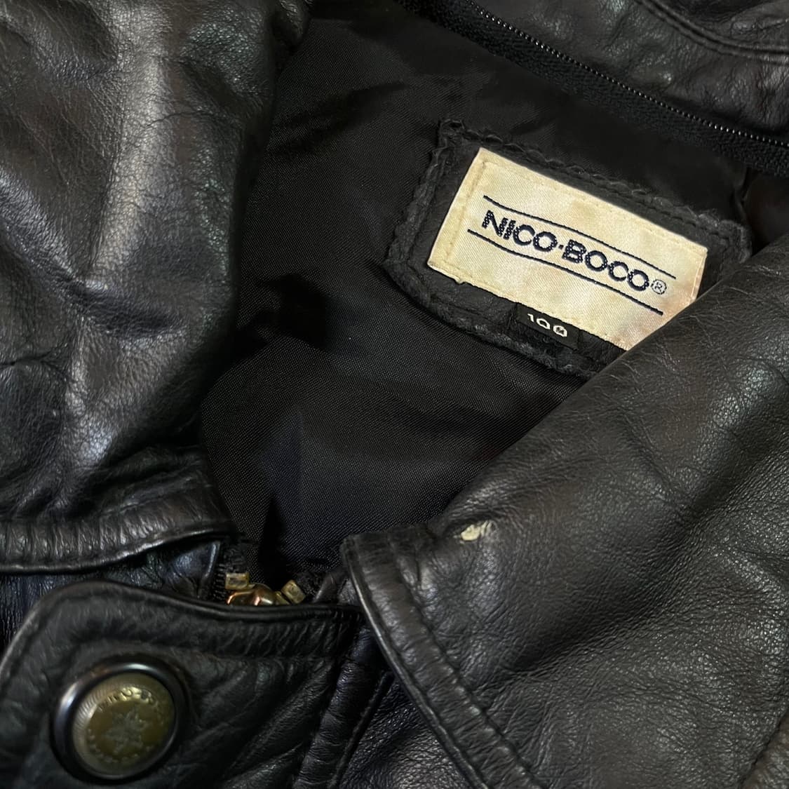 Vintage 빈티지 소가죽 봄버 자켓 상품이미지6