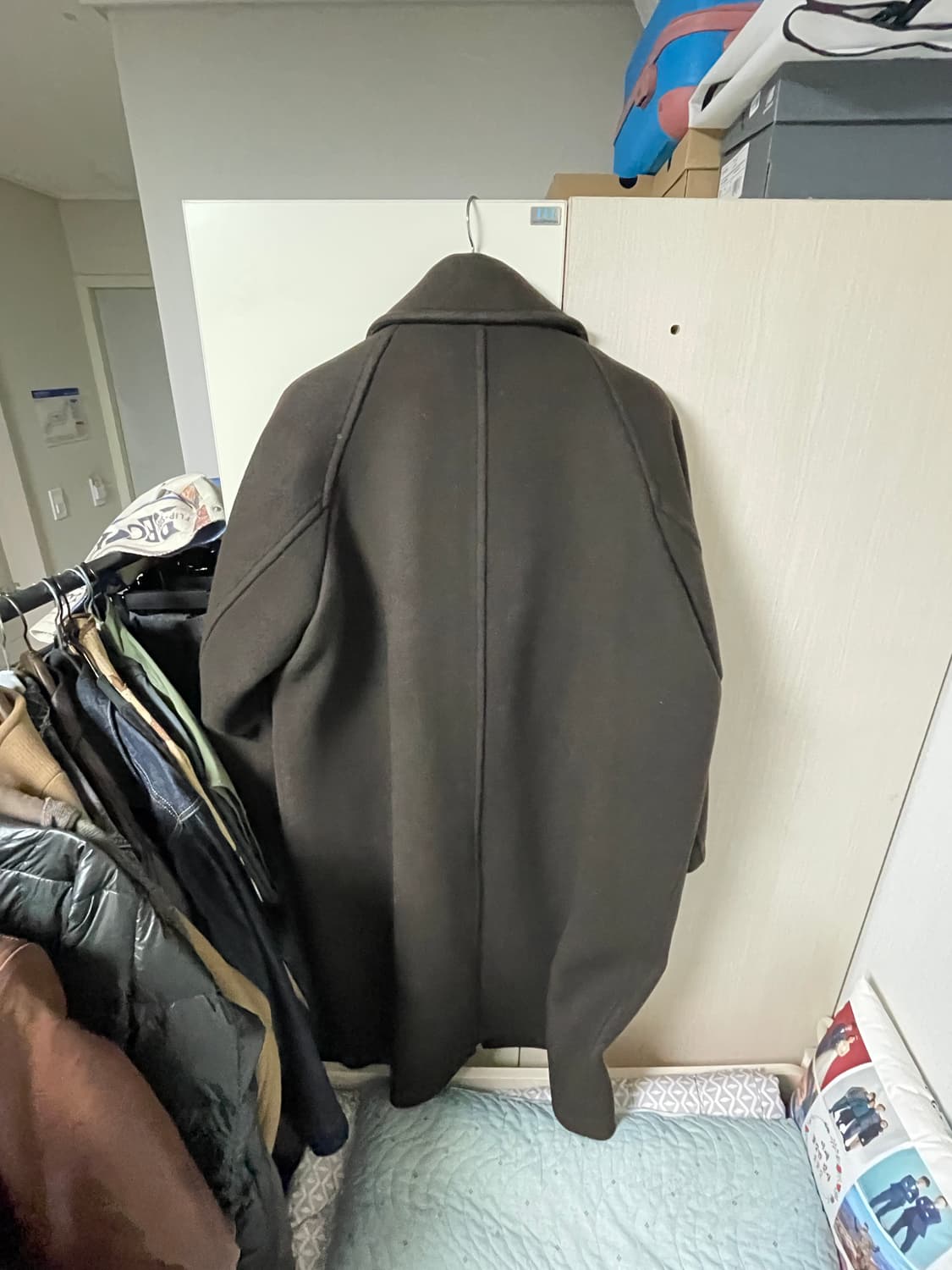 AFTERPRAY 투어리스트 발마칸 코트 브라운 XS 사이즈 상품이미지9