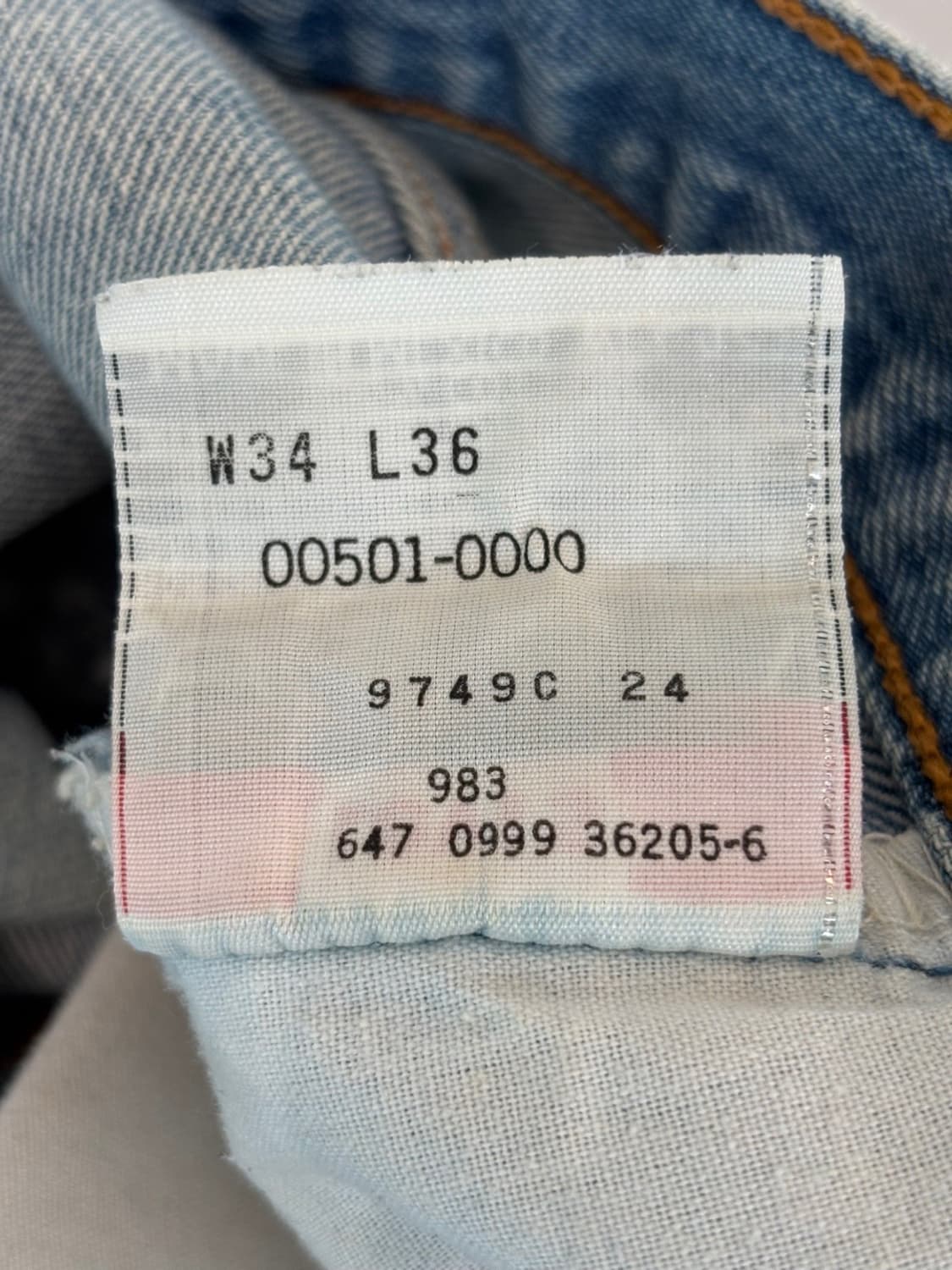 90s Vintage Levis denim Pants 상품이미지10