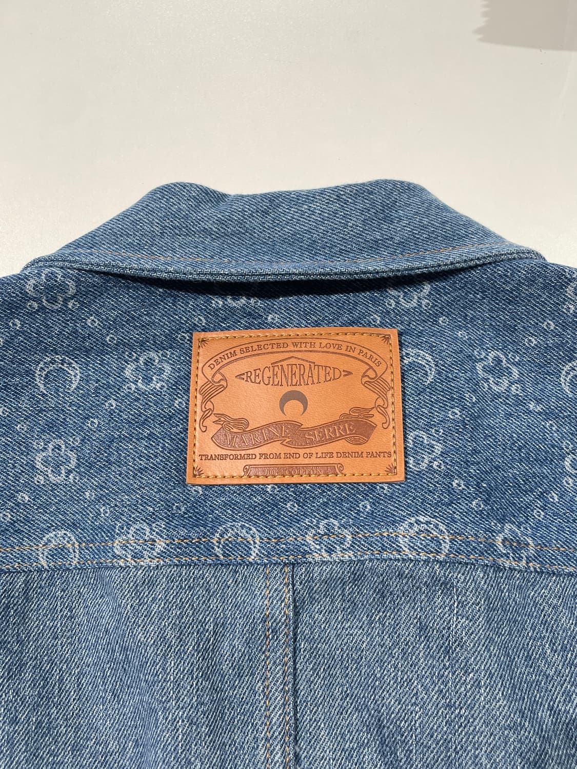 마린세르 톤 온 톤 스냅 버튼 데님 셔츠 상품이미지9