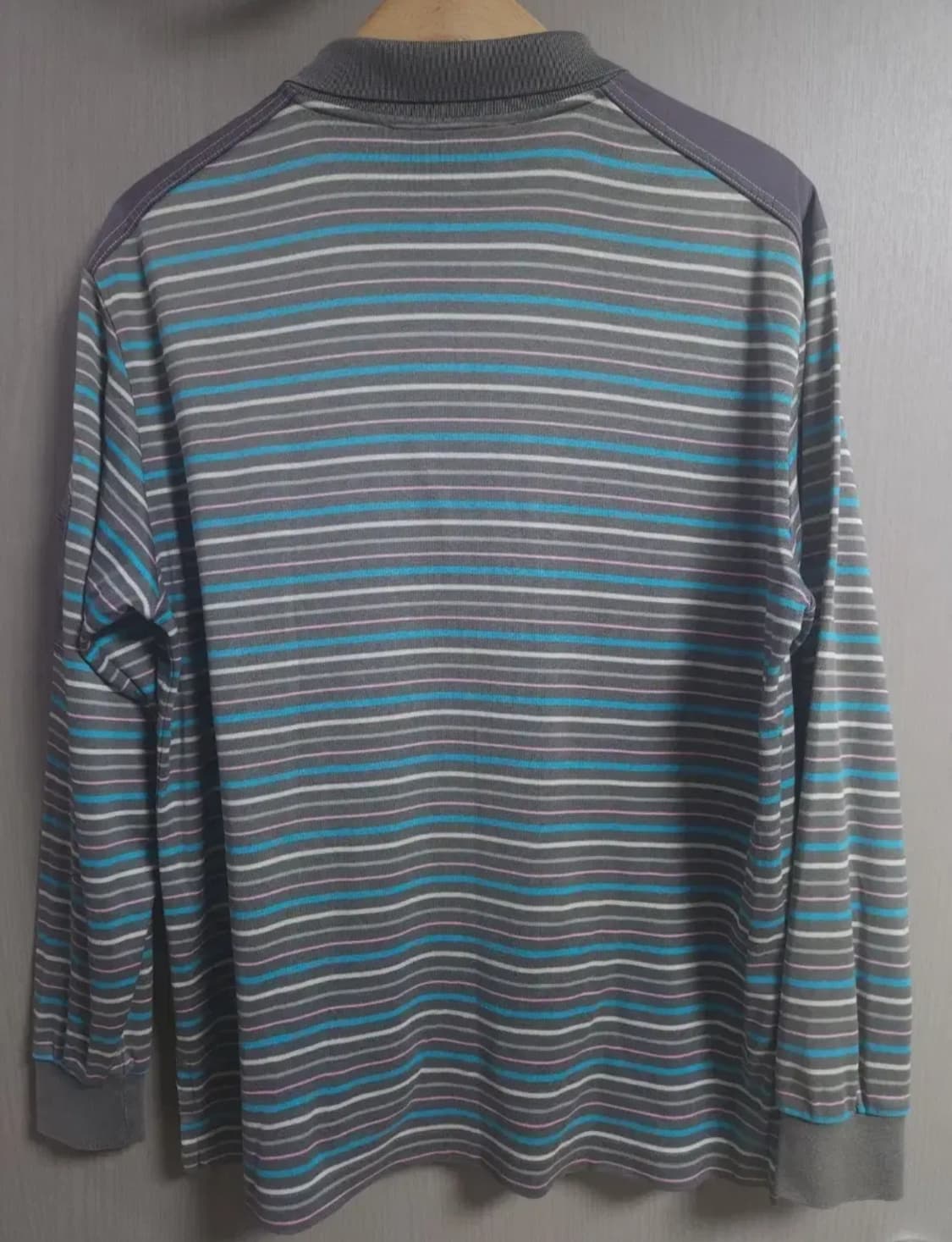 빈폴 스트라이프 하프집업 긴팔티, M~L 상품이미지4