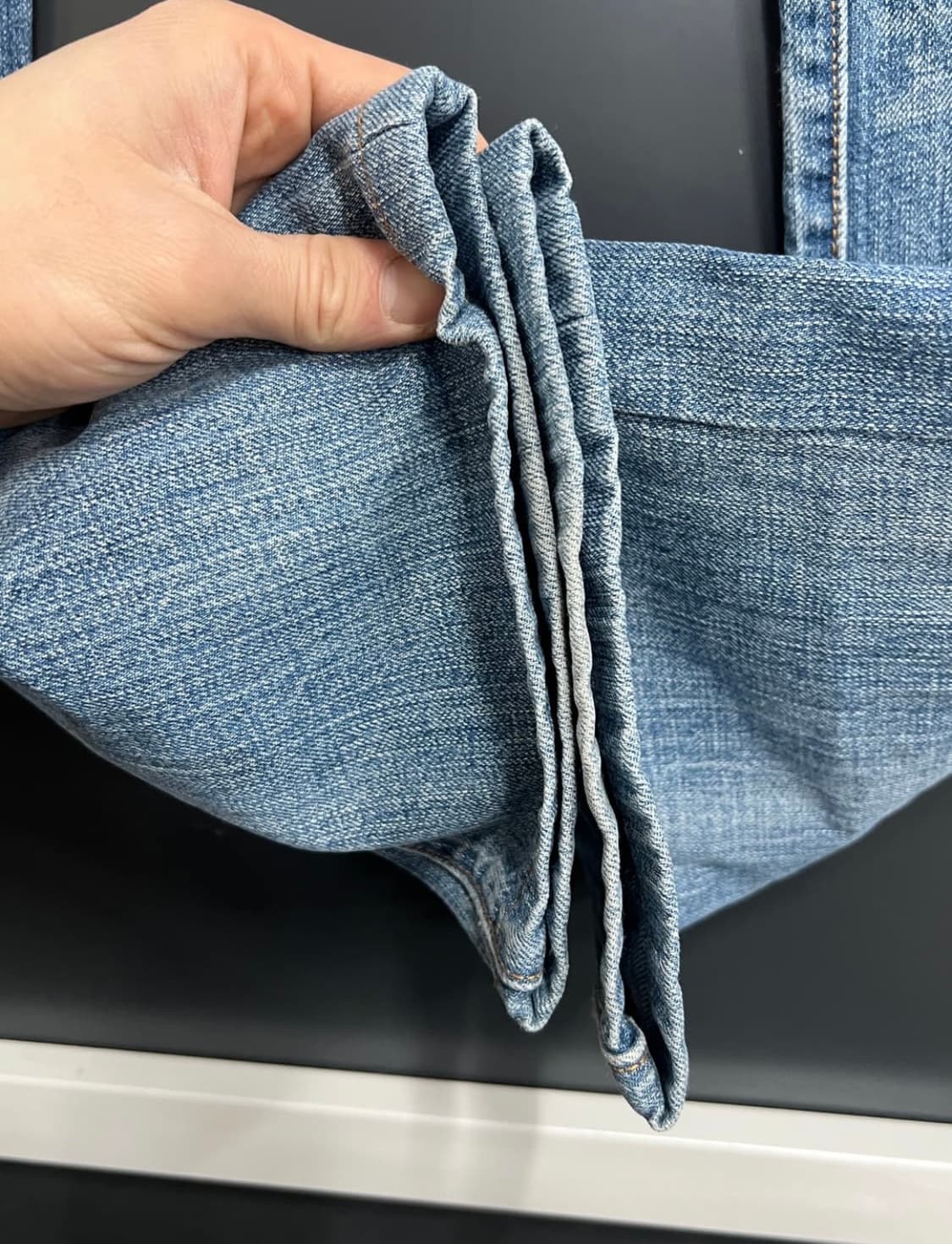 리바이스 501버튼 플라이 연청 데님 팬츠 상품이미지5