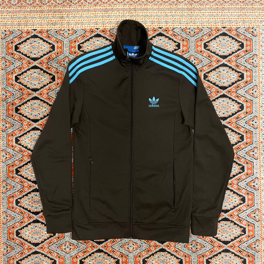 아디다스 오리지널 유로파 카키 집업 져지 자켓 남성100 상품이미지1