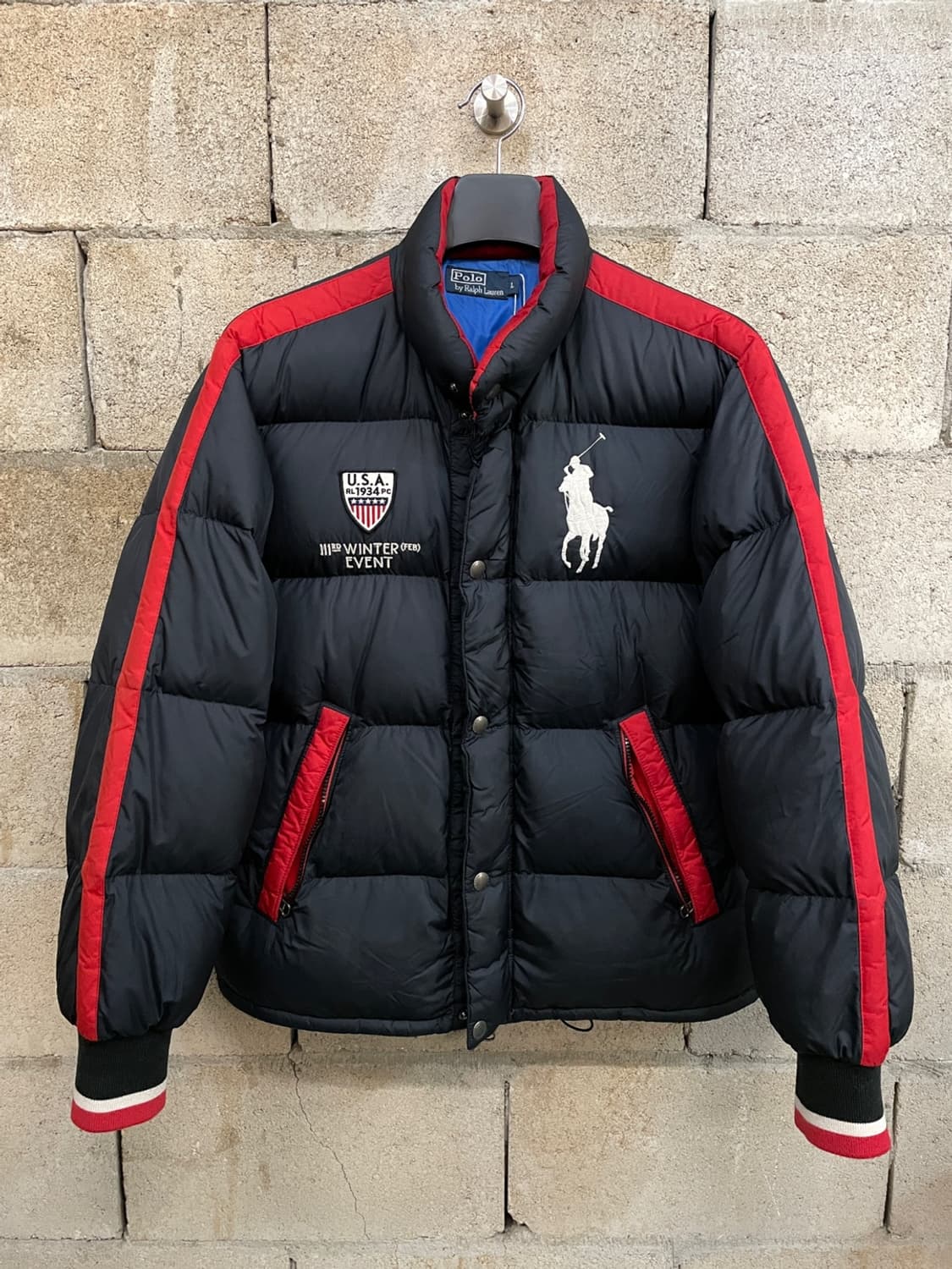 폴로 랄프로렌 빅 포니 USA 로고 패딩 상품이미지1