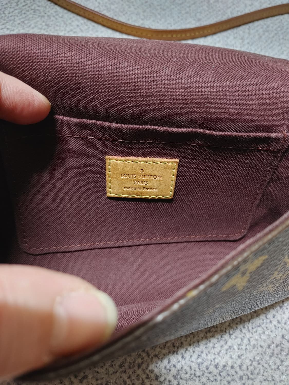 정품 루이비통 페이보릿 pm 크로스백 클러치백 상품이미지8