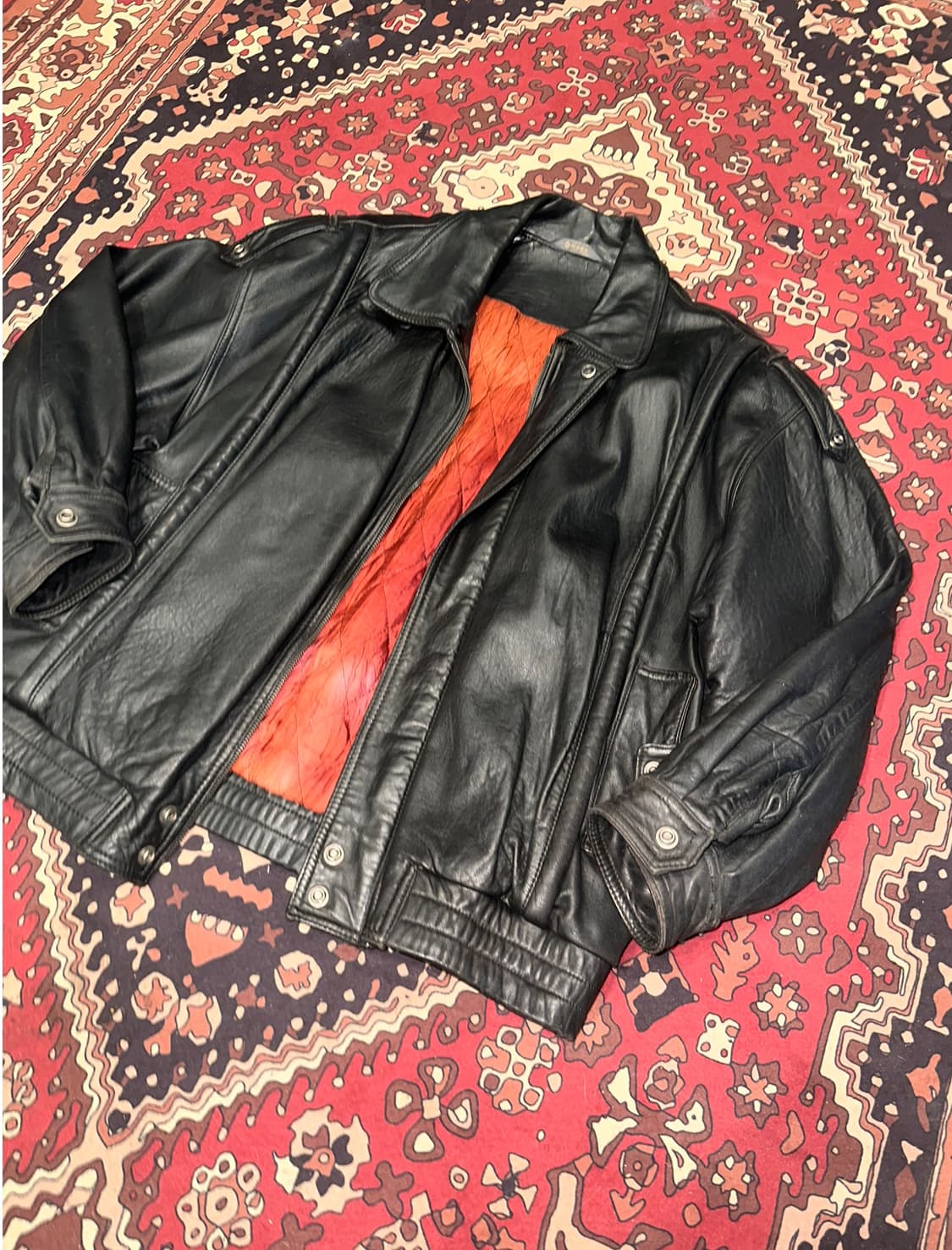 ( XL-2X) 가죽자켓 봄버자켓 레더자켓 워크웨어 아메카지 봄바자켓 상품이미지5