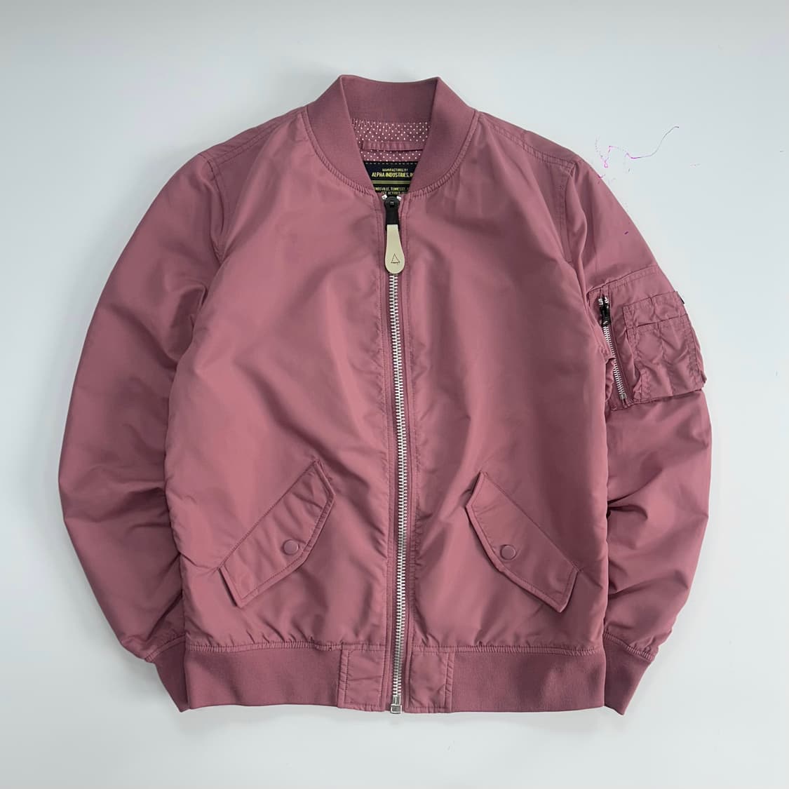 Alpha industries 알파인더스트리 인디핑크 항공점퍼 상품이미지3