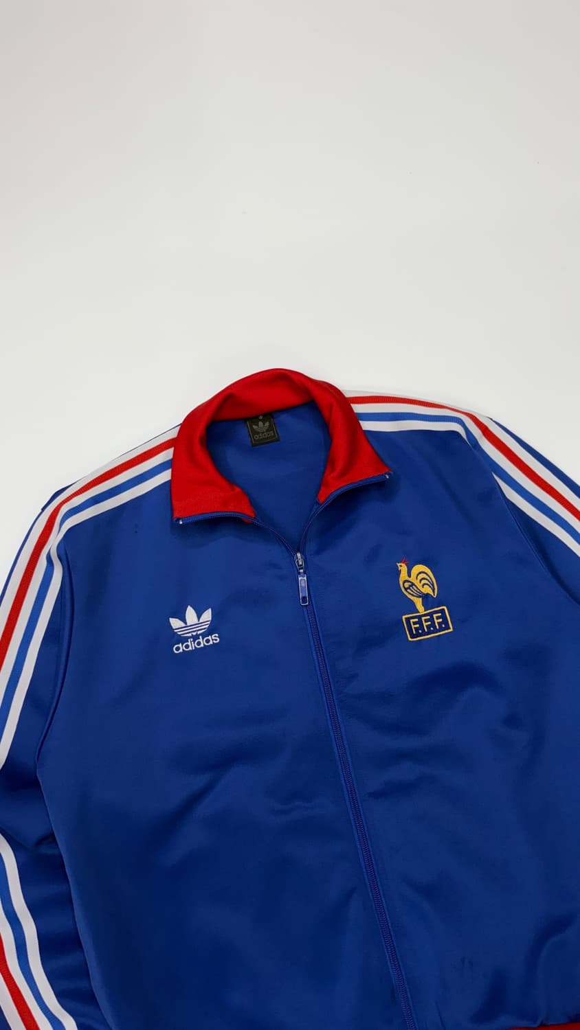 Adidas 아디다스 오리지널스 빈티지 프랑스 축구국가대표팀 트랙탑 져지 상품이미지2