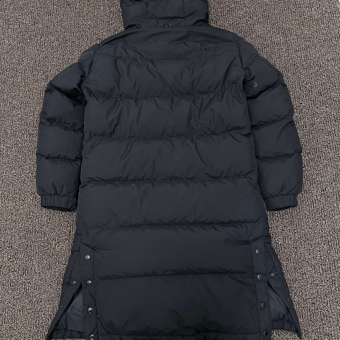 블랙야크 구스다운 롱패딩 블랙 100(L) 상품이미지4