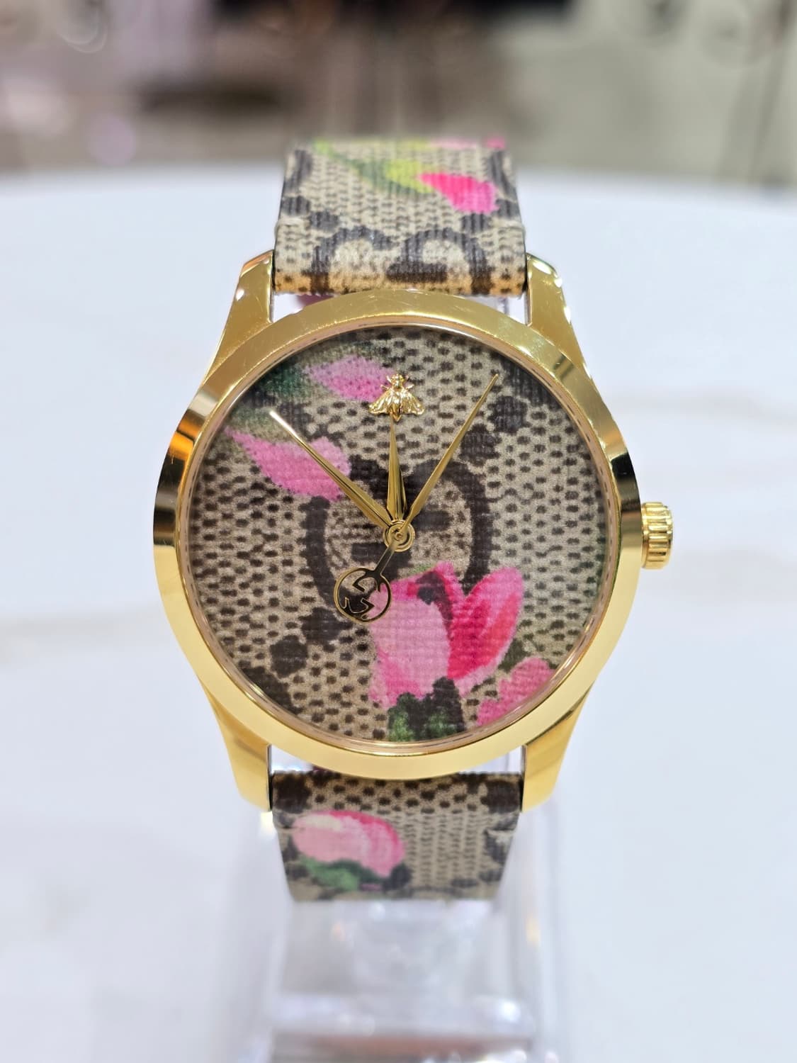 [정품] 구찌 GG 수프림 핑크 블라썸 시계 YA1264038 상품이미지1