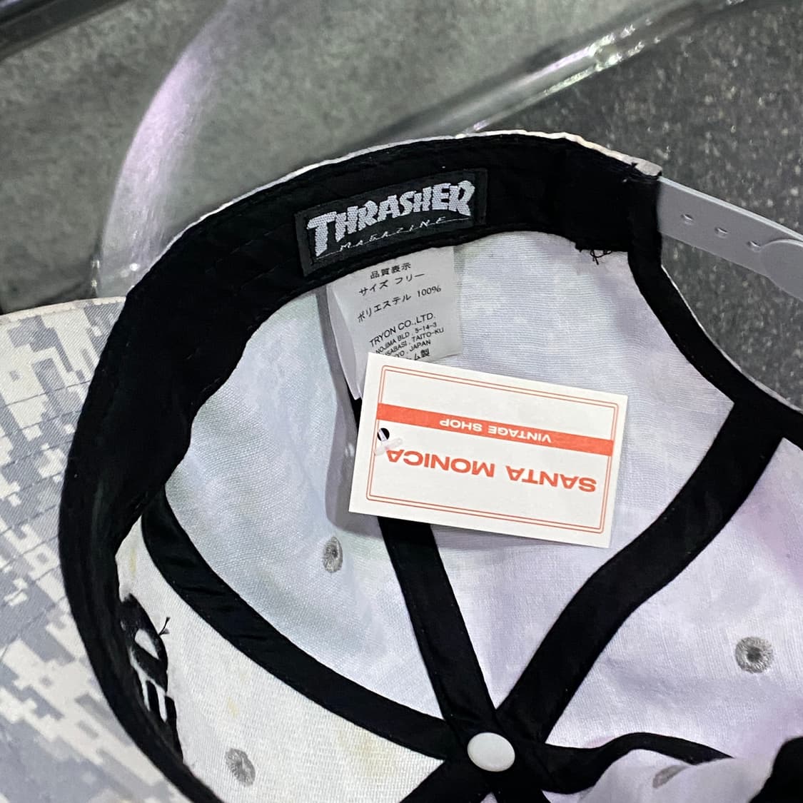 트레셔 빅로고 밀리터리 스냅백 B3808 상품이미지3