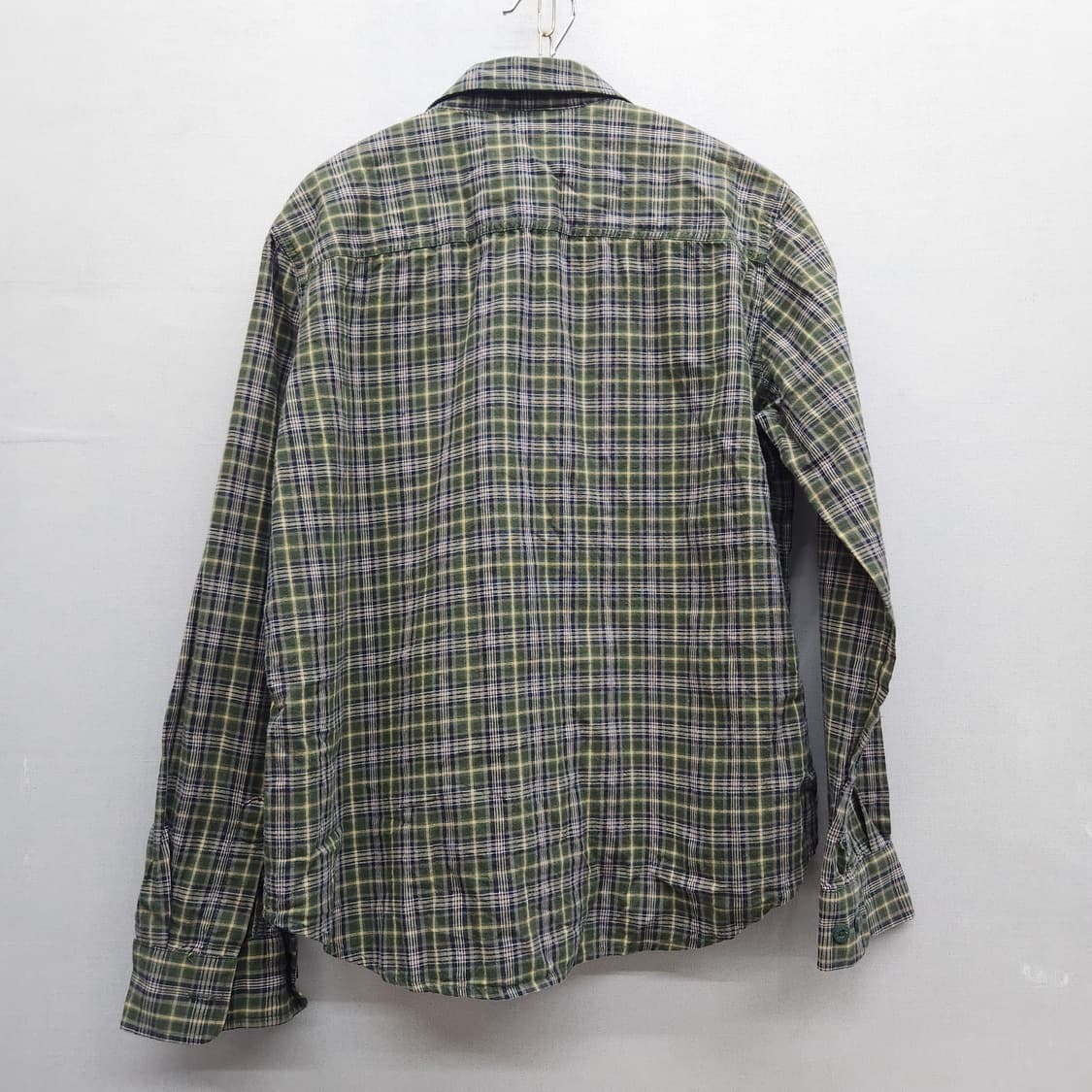 FUBU 푸부 원포켓 로고 체크 크롭셔츠 90(M) 상품이미지4