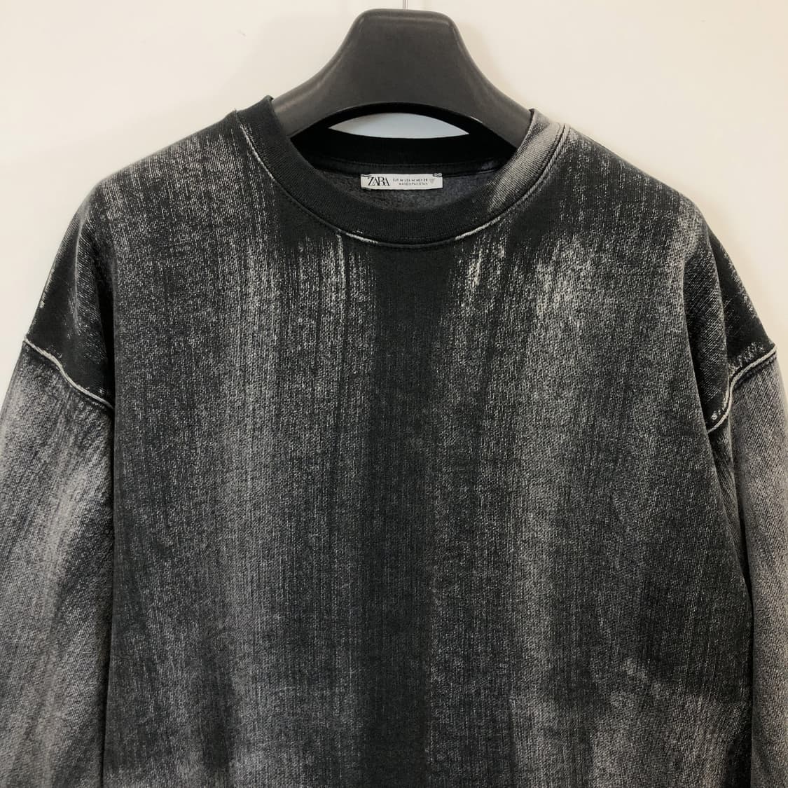 자라 워싱 스웻셔츠 M 오버 상품이미지3