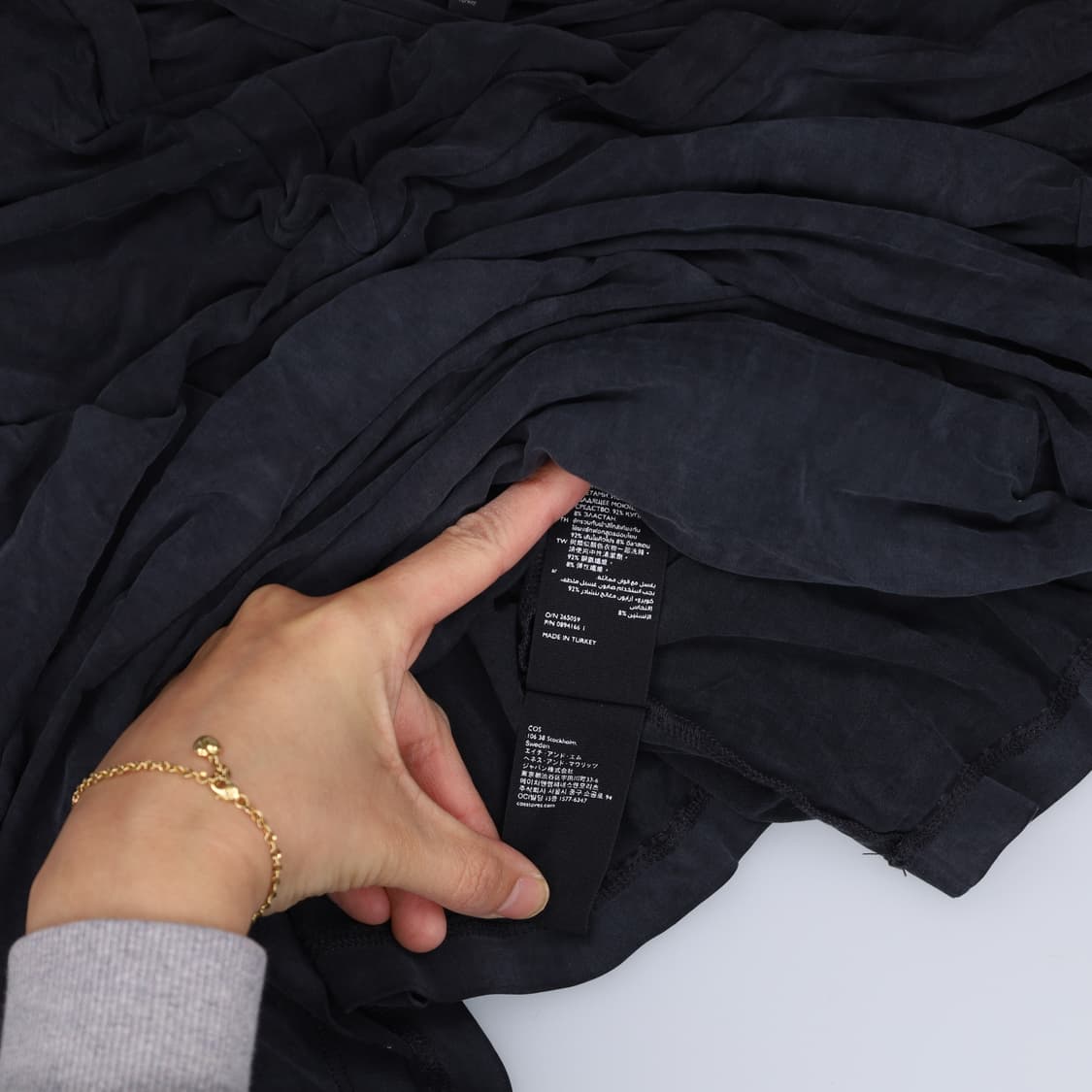 L 코스 브이넥 반팔티 0407H1 상품이미지5