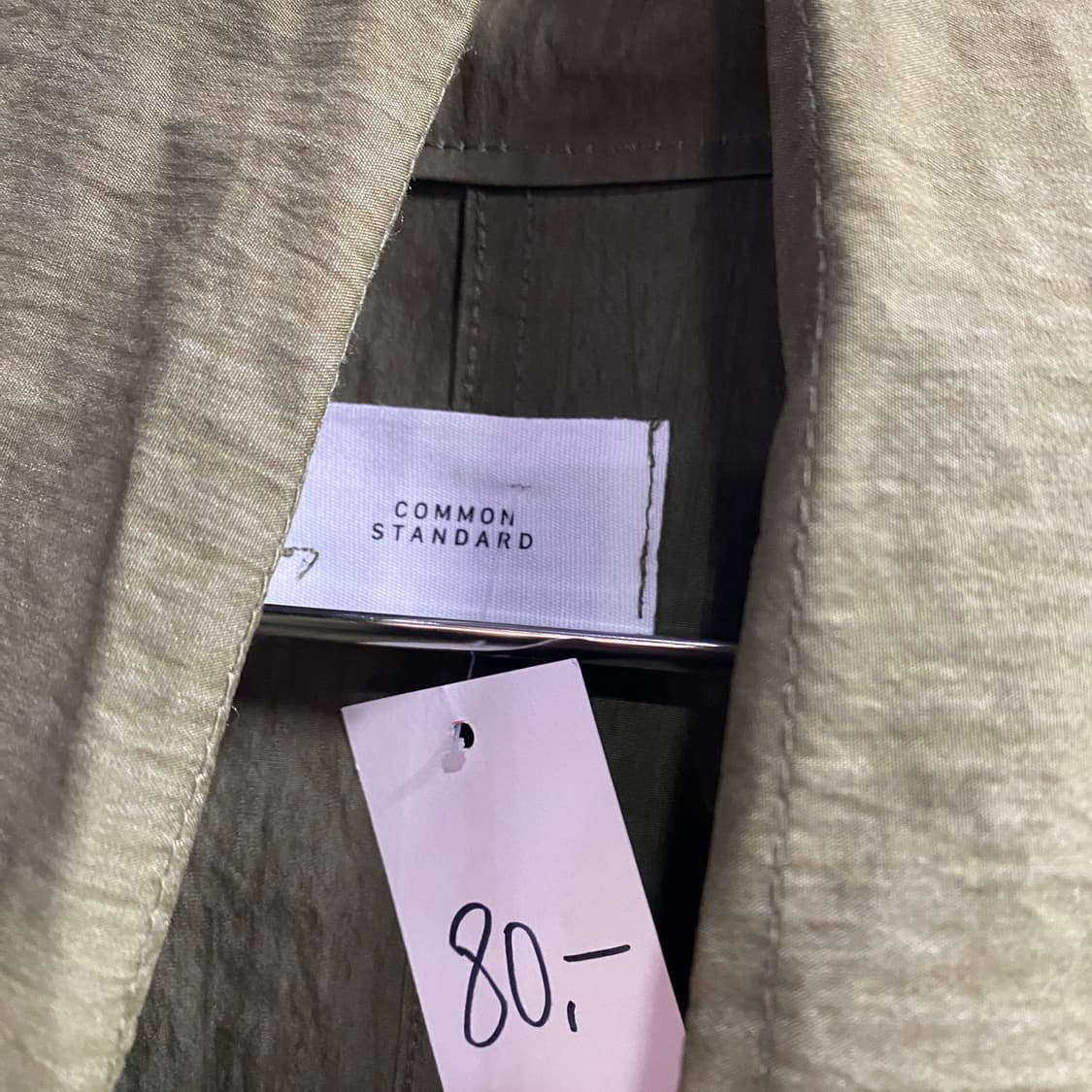 커먼 스탠다드 후디드 카키 야상 자켓 B4354 상품이미지3