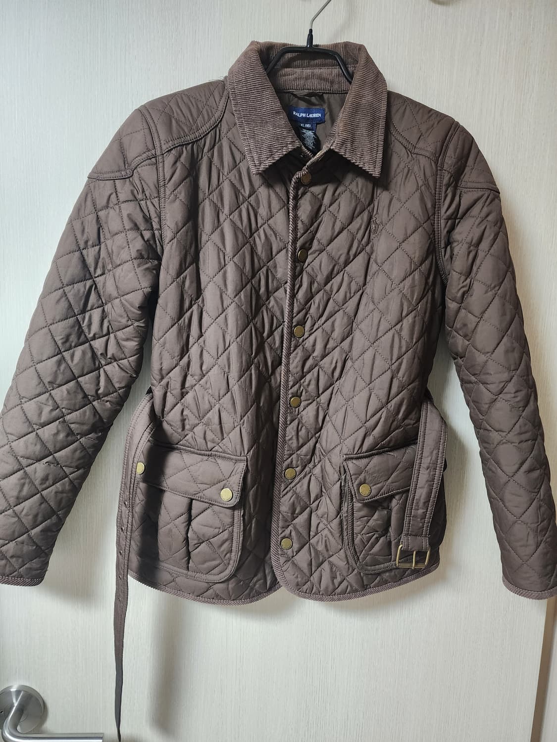 폴로 누빔자켓 폴로걸즈 벨티드 퀼팅 자켓 55 (16) 상품이미지2