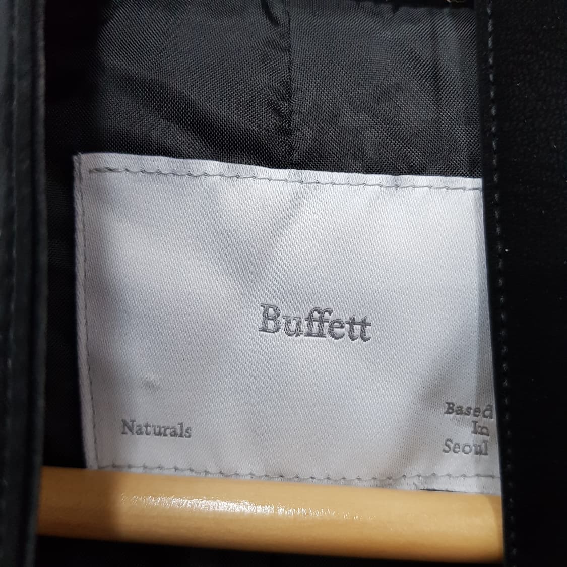 BUFFETT 블랙 집업 자켓 F 상품이미지3