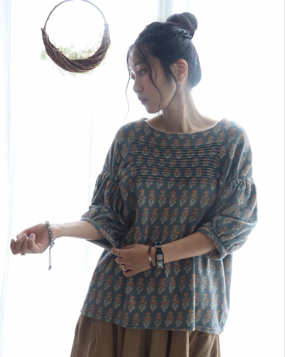 [Kapital] Floral Cashmere-Blend Blouse 상품이미지6