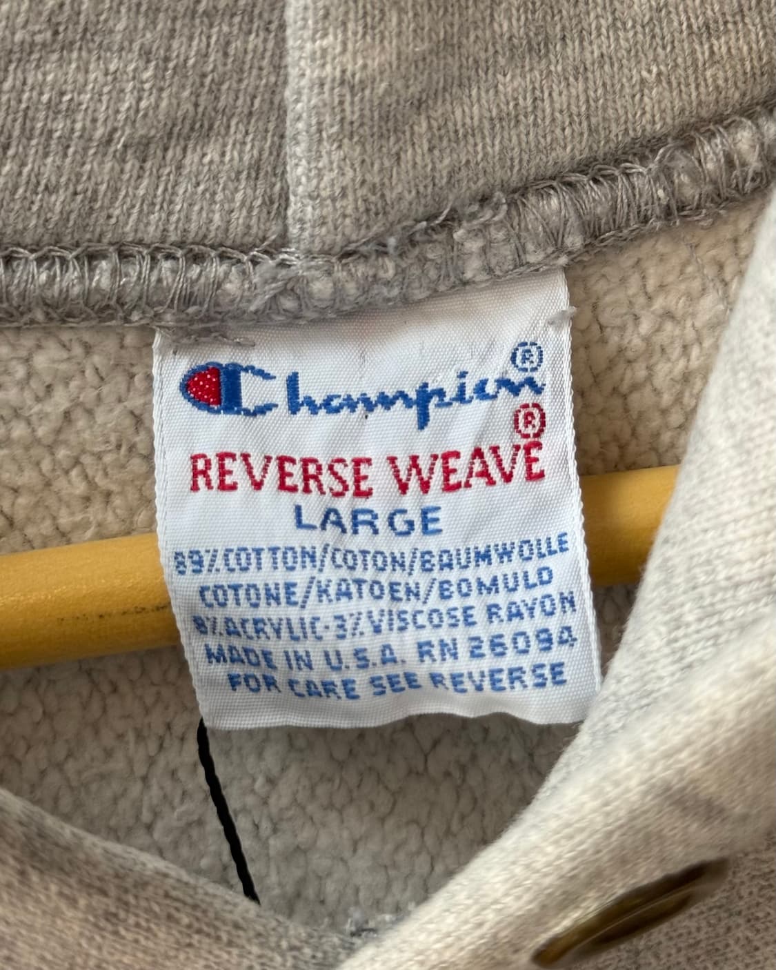 CHAMPION 80s USA made VCU reverse weave  상품이미지8