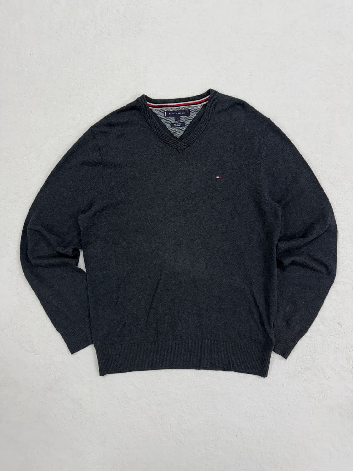타미힐피거 브이넥 니트 (M) 상품이미지1