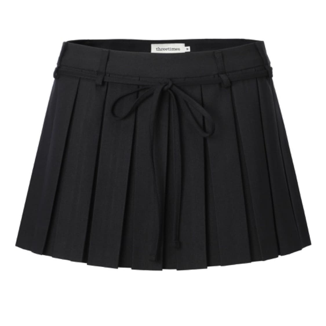 쓰리타임즈 치어리스커트 블랙 S 상품이미지1