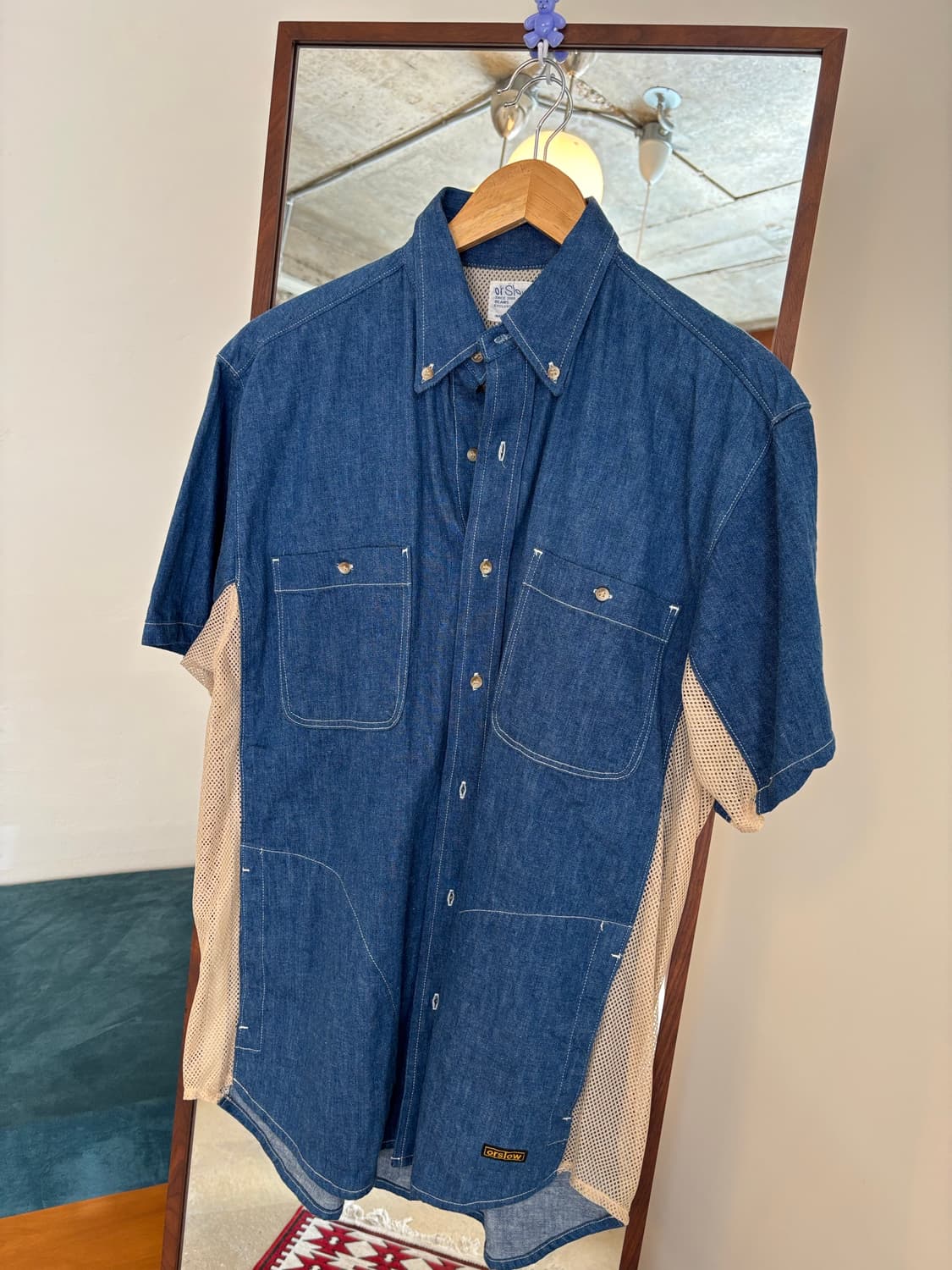 Orslow x beams 피싱셔츠 상품이미지2