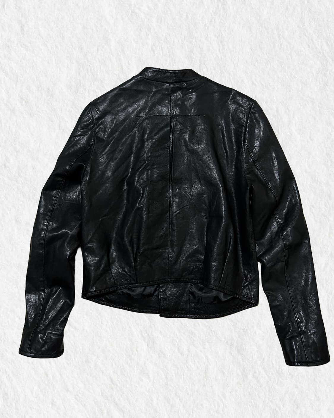빈티지 사선 양가죽 자켓 상품이미지5