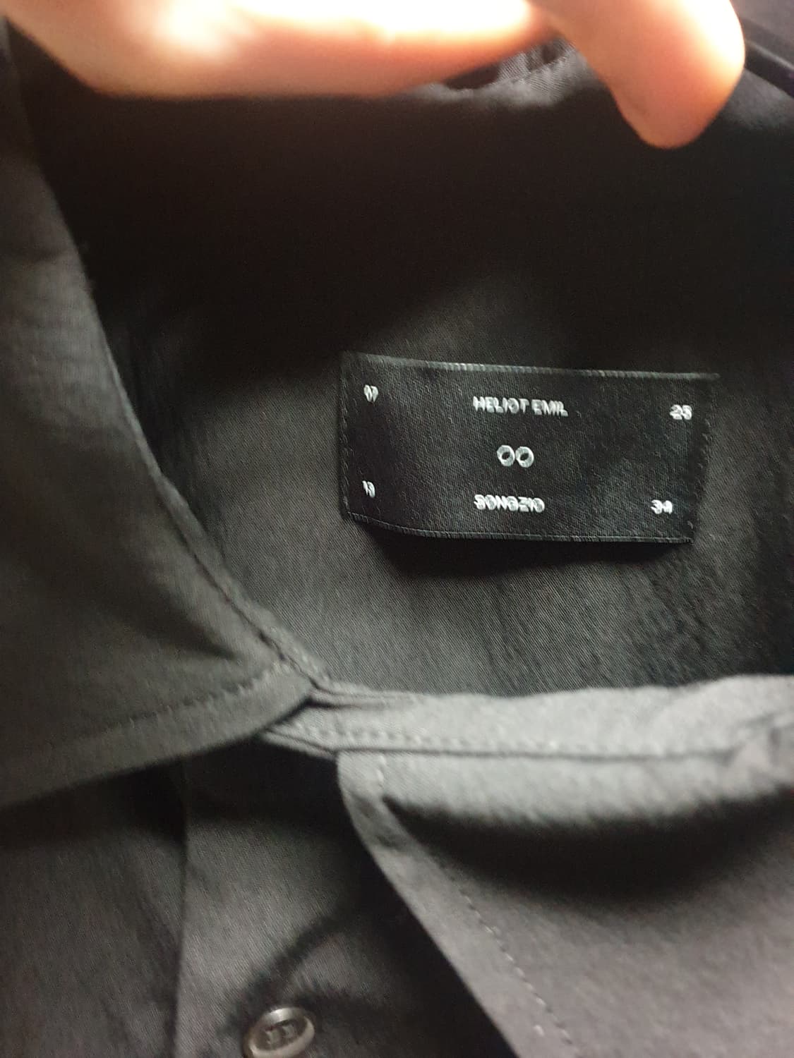 송지오 x 엘리엇 에밀 셔츠 50사이즈 상품이미지3