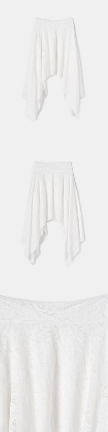 Yunse 윤세 레이스 드레이프 스커트 상품이미지3