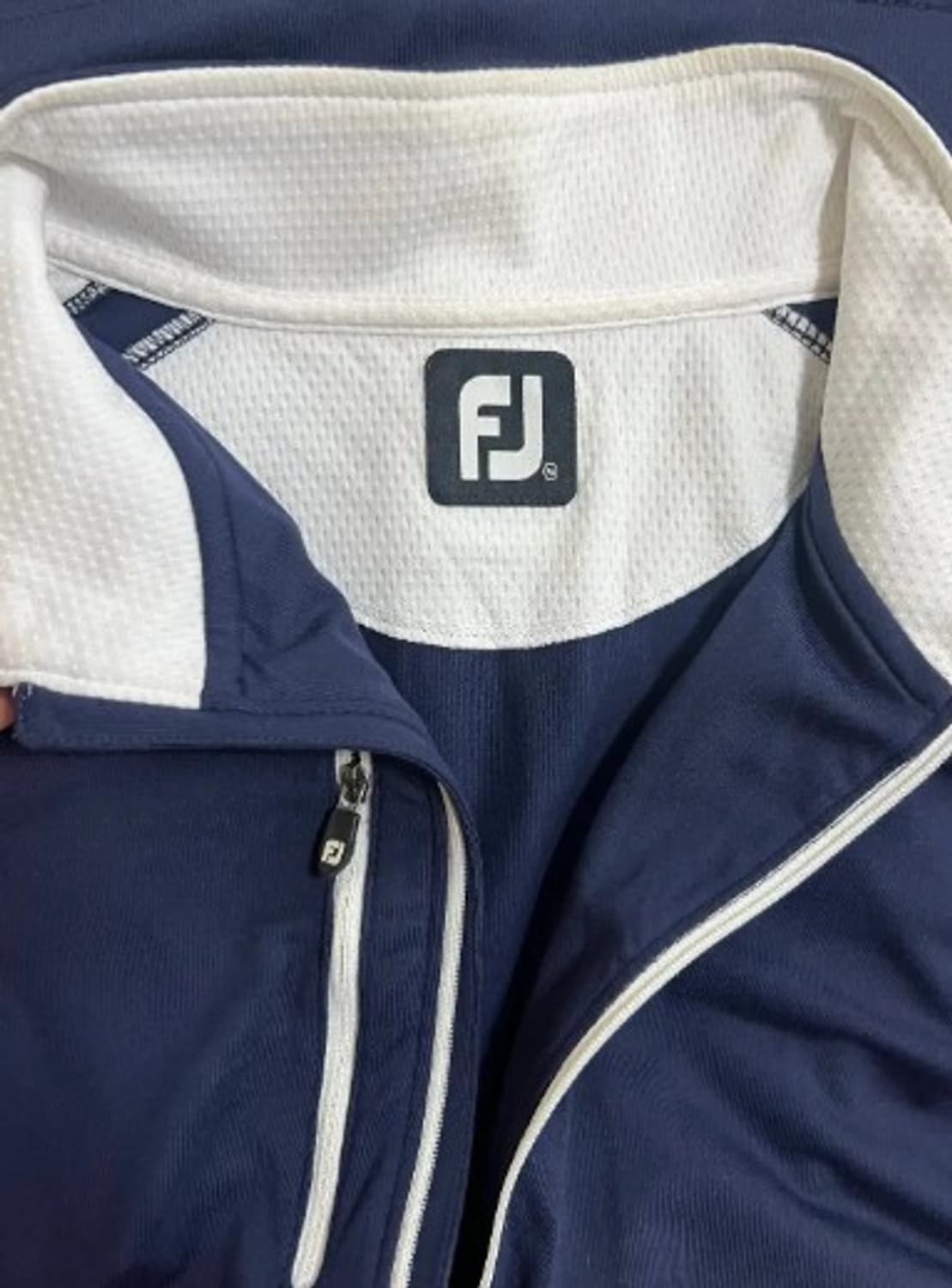 풋조이FJ 남성 반집업골프티셔츠 상품이미지4
