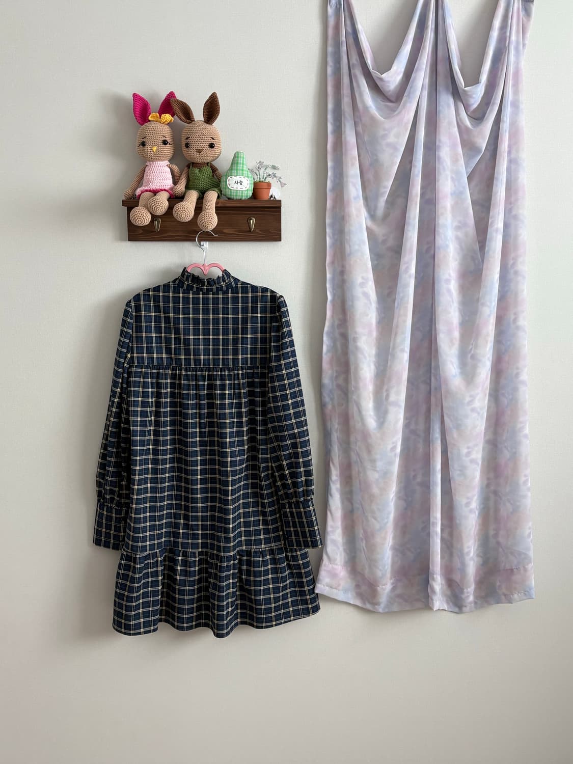 체크 블라우스 상품이미지4