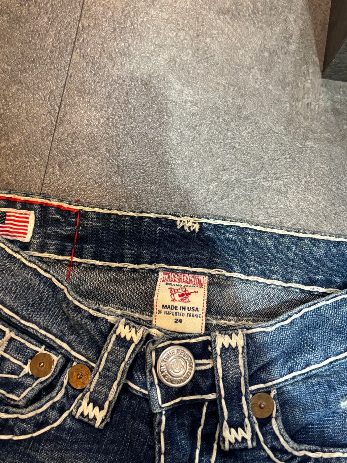 트루릴리젼 부츠컷 데님팬츠 24사이즈 상품이미지5