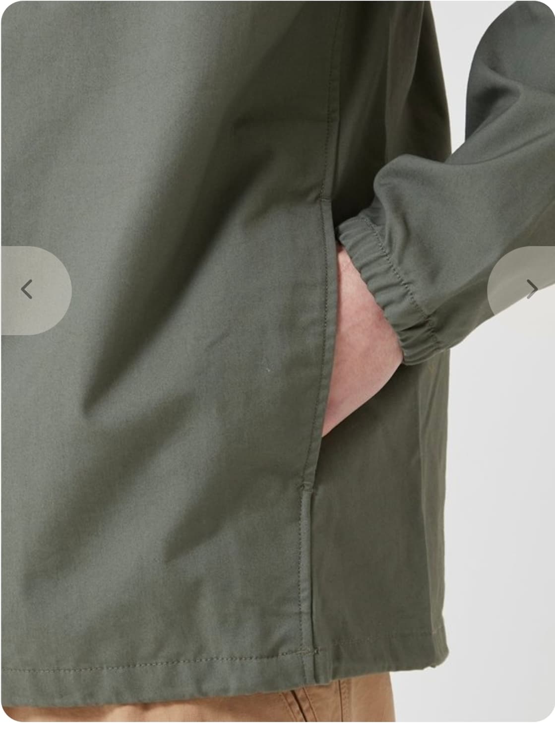 파타고니아 메이플 스냅-티 코튼 후디 풀오버 M 올리브 상품이미지4