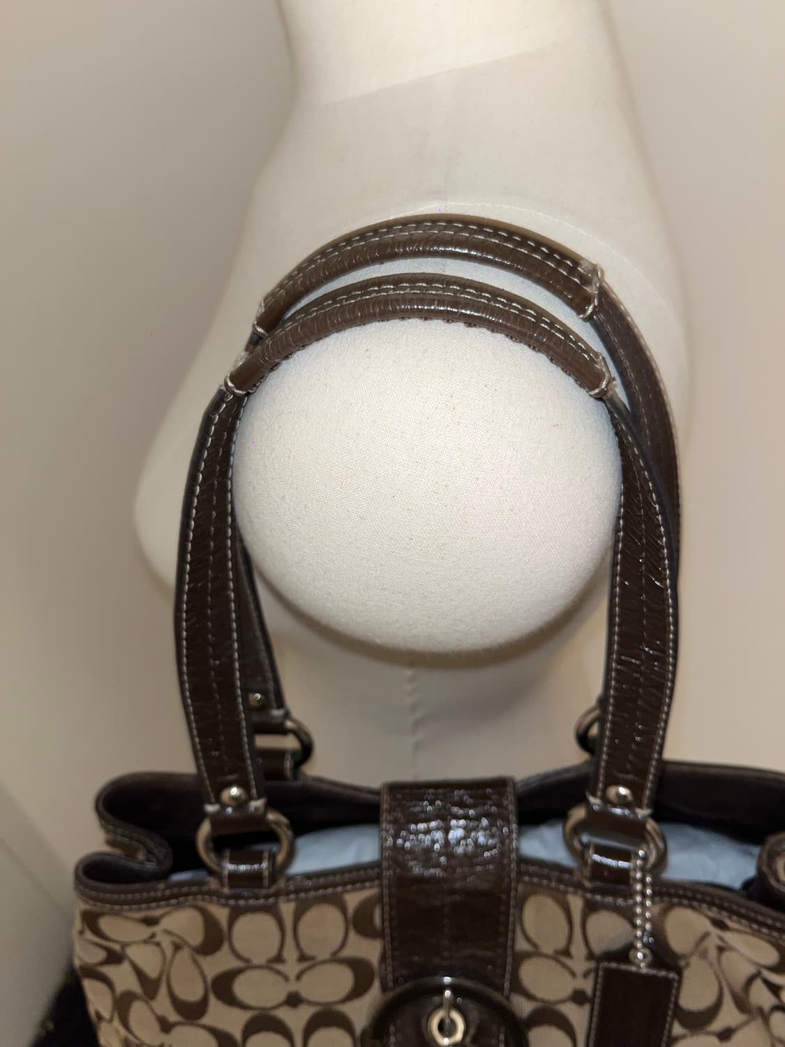 📦 Coach brown square Shoulder Bag 상품이미지7