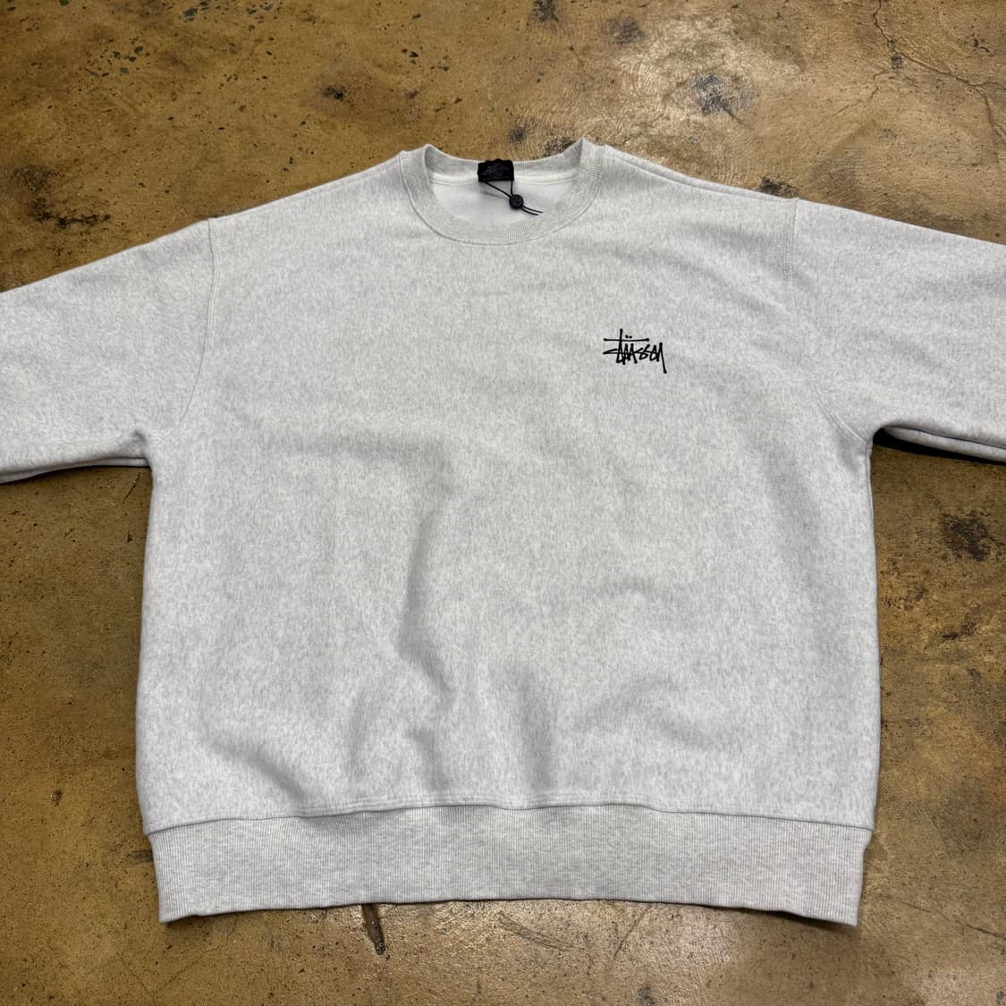 [ 정품/XL ] Stussy 스투시 스탁 헤비코튼 에쉬헤더 맨투맨 상품이미지3