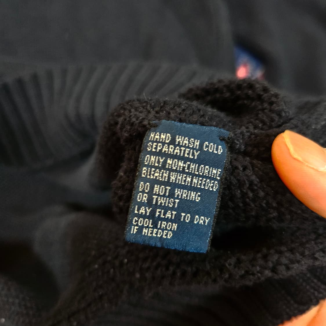 폴로랄프로렌 퍼플 포니자수 니트 스웨터 XL size 상품이미지6