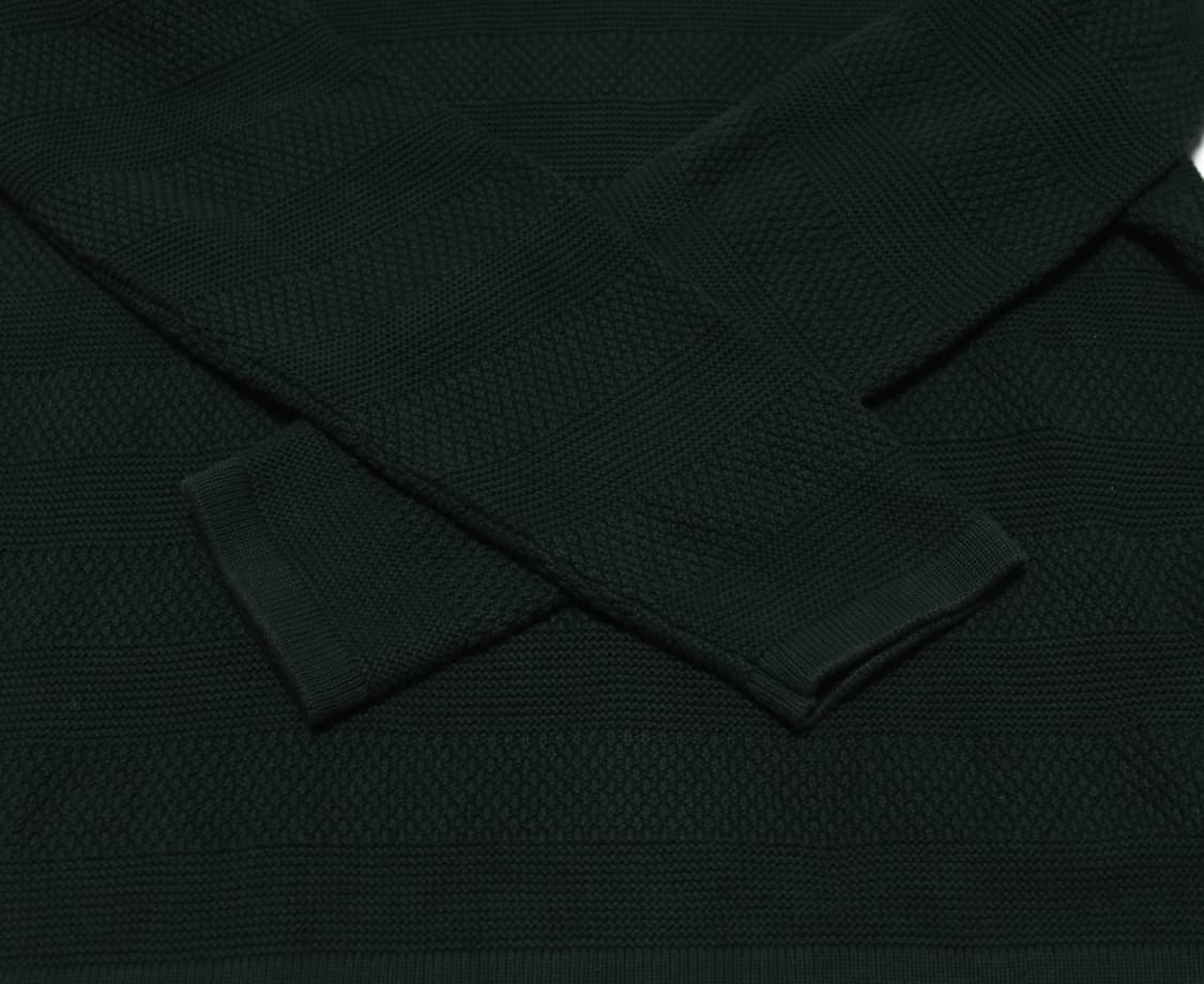 자라 맨 짙은 녹색 니트 XL 상품이미지4