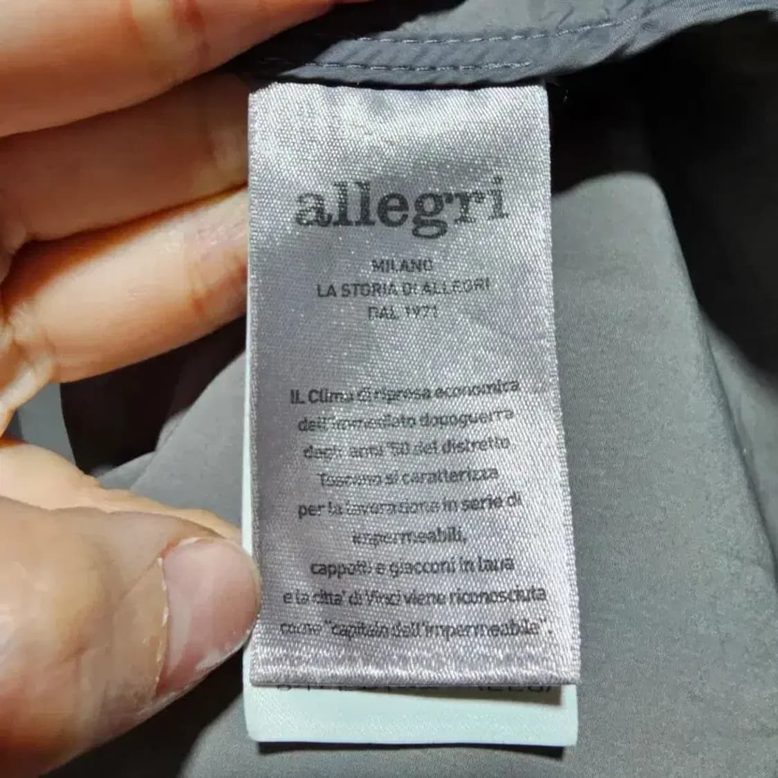 [정품/새상품] 알레그리 웨더포인트 나일론 롱 재킷/코트 48 (100) 상품이미지6